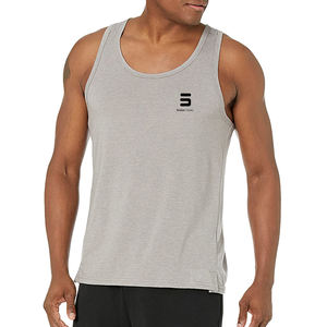 Camiseta sin mangas informal con cuello en V para hombre, etiqueta de lona personalizada de alta calidad, duradera y elegante, el mejor precio, recién llegado - Product Image 4