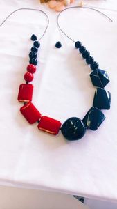 Elegant Resin Ball Beaded <b>Rope</b> <b>Chain</b> Necklace Vintage Style for Party Occasions - Product Image 4