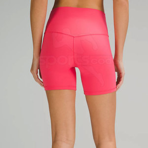 Shorts Deportivos de Mujer de Primera Calidad, Transpirables, Ecológicos, Antiarrugas, de Spandex/Poliéster, Cintura Media, Cómodos - Product Image 2