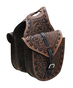 Sacs de selle de saut équestre en cuir véritable de haute qualité usinés à la main vêtements d'équitation occidentale pour chevaux - Product Image 1