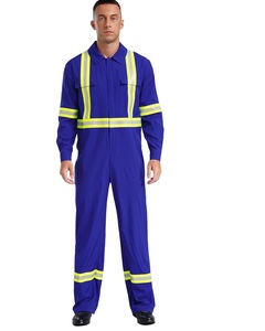 Combinaison industrielle antistatique avec logo personnalisé Combinaison de sécurité respirante haute visibilité anti-poussière et réfléchissante Caractéristiques Combinaisons de travail - Product Image 1