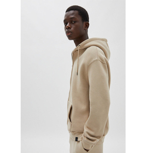 Sweats à capuche avec fermeture éclair de bonne qualité, haut de gamme, unisexe, 100% coton, OEM, logo personnalisé, à la mode, vente pour hommes - Product Image 6