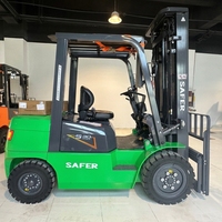 Chariot élévateur à fourche électrique SAFER CPD 2T/3T/3.5T/5T avec batterie au lithium, levage 6m, certifié CE, pour la manutention des matériaux