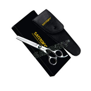 Juego de tijeras de corte de pelo de la serie Razor Edge profesional Tijeras de adelgazamiento/Juego de tijeras de texturización-Cabello de 6,5 pulgadas - Product Image 5