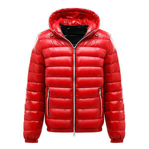 OEM Veste en duvet d'extérieur chaude et coupe-vent de qualité supérieure avec matériau brillant Veste d'extérieur rembourrée pour hommes - Product Image 1