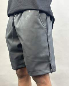 <b>Men's</b> Casual Summer <b>Shorts</b> with Anti-Wrinkle Feature Wholesale from Bangladesh Drawstring <b>Elastic</b> <b>Waist</b> Solid Pattern - Product Image 5