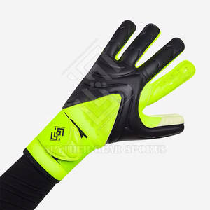 Gants de gardien de but en latex de haute qualité sur mesure, fermeture à boucle et crochet antidérapante, protection des doigts, gants de sport professionnels pour hommes - Product Image 5