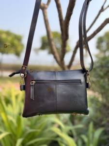 Cowhide Fur Leather Handbag Hand Tooled Carving Leather Sling <b>Bag</b> Gypsy Boho Handmade Western Stylish Multi Uses <b>Bags</b> - Product Image 4