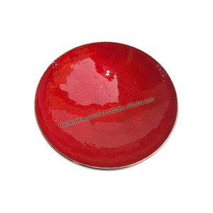 Hot Selling Best Quality Aluminium Decorative Table Centerpiece <b>Bowl</b> With <b>Enamel</b> Color Great for Salad Fruit and Rice - Product Image 3