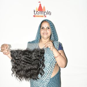 Extensiones de Cabello Humano con Alineación de Cutícula, Ondulado Profundo, Doble Trama, Sin Procesamiento, de la India, 13*6 HD Frontal Raw Temple, Venta al por Mayor - Product Image 2