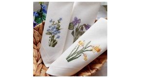 Solid Color Plant 3-Piece Hypoallergenic European-American Style <b>Bedspread</b> <b>Set</b> Folded Down-Like Cotton Quilted Stain-Resistant - Product Image 1