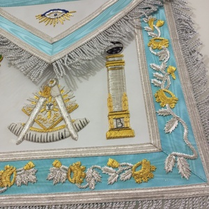 Tablier maçonnique Tablier maître passé Regalia maçonnique - Product Image 3