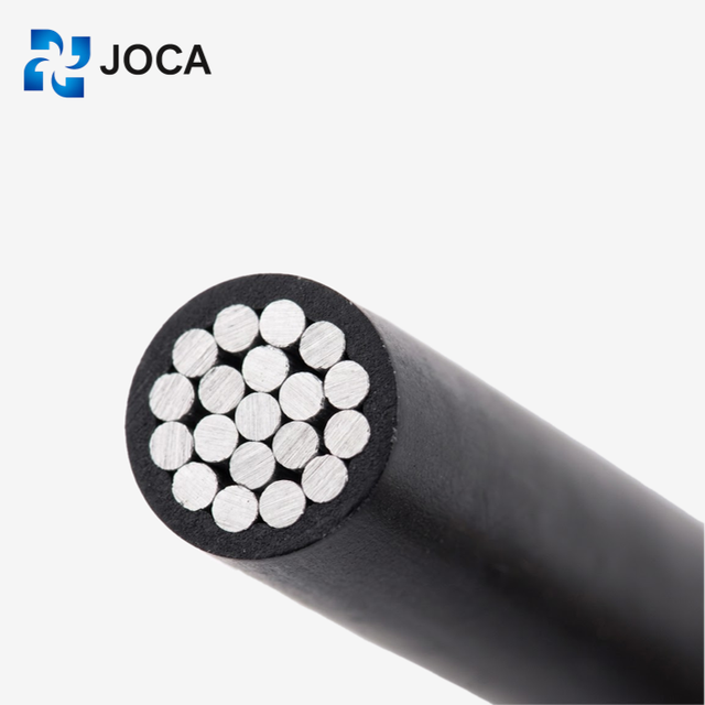 0.6/1kV ABC Cable 16-120mm2 XLPE Insulated Aluminum Overhead Power Distribution Cable with ACSR Messenger
