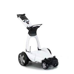 Meilleur prix, nouveau chariot de golf Stewarts X9 Follow à essence, 4 temps, télécommande, batterie supplémentaire, accessoires complets, 7-8 places, autonomie de 90 km - Product Image 1