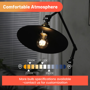 Ampoule <span class=keywords><strong>LED</strong></span> à filament de haute qualité Bb 4W E26 110VAC A19 en verre, dimmable, sans scintillement, certifiée C, pour usage résidentiel - Product Image 4