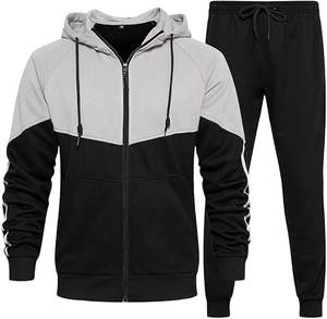 Manufacturer's Plain 300-600 Gsm 100% Cotton Men's Tracksuits Set <b>Oversized</b> <b>Sweatpants</b> Hoodie Heavyweight for Winter - Product Image 4