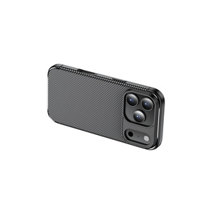 Coque de téléphone en silicone liquide souple de qualité supérieure Netzy SAFA Negro Series pour iPhone 17 Pro, protection arrière noire - Product Image 4