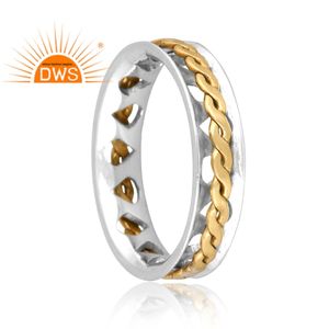 Dernières tendances 925 bague spinner en argent sterling fin fabricant de bijoux personnalisés collection délicate - Product Image 3