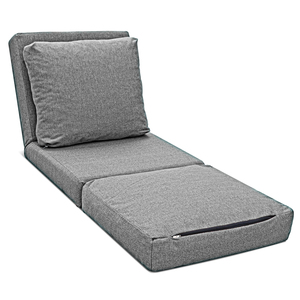 EVERGREENWEB Divano Letto Futon Moderno Senza Braccioli e Schienale, Pieghevole a 5 Livelli, Pouf Comodo 2-in-1 Convertibile Singolo con Rivestimento Rimovibile - Product Image 6