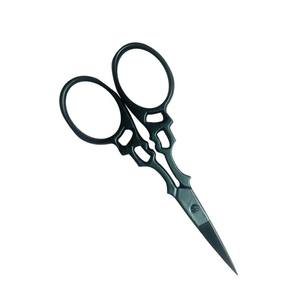 Tijeras para cutículas de uñas curvadas de punta extra fina para mujeres/hombres, cuchillas de aseo de acero inoxidable, punta precisa redondeada, mango de cerámica - Product Image 2