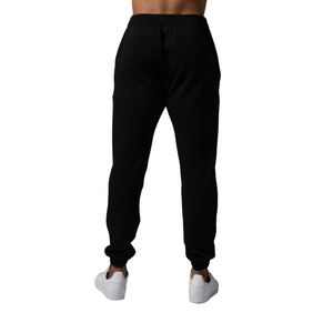 Pantalon de jogging pour homme, noir, taille haute élastique avec cordon de serrage, doux, respirant, séchage rapide, léger, décontracté, pour le sport et l'entraînement, taille XS - Product Image 3