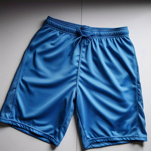 กางเกงขาสั้นบาสเก็ตบอลสำหรับผู้ชายกางเกงขาสั้นผ้าโพลีเอสเตอร์ลายตาข่ายแบบสตรีทสไตล์สตรีทแบบปรับแต่ง100% ได้สำหรับฤดูร้อน - Product Image 3