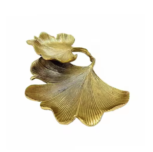 Cuencos para servir comida de metal con acabado dorado hechos a mano, frutero decorativo más exigente, superventas a bajo precio - Product Image 1