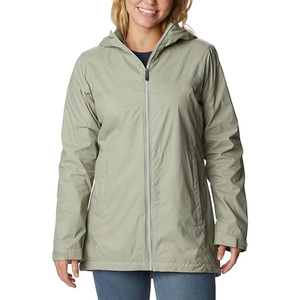 Veste coupe-vent décontractée légère pour femmes avec fermeture éclair à l'avant et coupe élégante veste coupe-vent pour femmes - Product Image 1