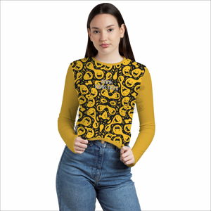 Camiseta básica de manga larga para mujer Camiseta de manga larga personalizada de tela de algodón de alta calidad para mujer - Product Image 2
