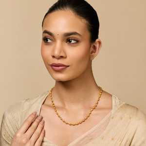 Collier chaîne à maillons en or plaqué rhodium religieux pour mariage, fiançailles, cadeau - Product Image 3