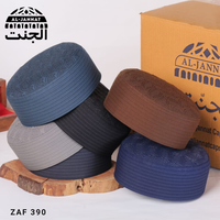 Topi Kufi Muslim untuk pria, topi Kufi Islam klasik untuk penggunaan sehari-hari