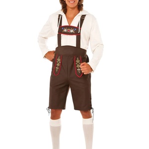 Pantalones Cortos de Lederhosen Auténticos para Hombre al por Mayor, Pantalones Cortos de Lederhosen Bávaros para el Oktoberfest 2026, Pantalones Cortos de Lederhosen Alemanes - Product Image 2