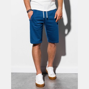 100% pantalones cortos de lana de algodón de alta calidad para hombres patrón sólido High Street etiqueta personalizada precio al por mayor hombres pantalones cortos para el sudor - Product Image 1