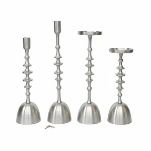 Support de bougie en métal de luxe, centre de table pour mariage, décoration de table de fête et style d'intérieur élégant, Noël - Product Image 2