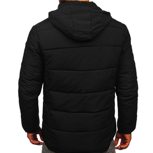 Chaqueta acolchada de moda para hombre cortavientos con capucha impresa por encargo de último diseño de moda - Product Image 2