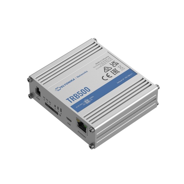 Gateway, 5G Router Teltonika TRB500, SA & NSA, 1x RJ45 1000Mb/s, 1x mini SIM