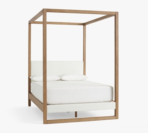 Durable respetuoso con el medio ambiente moderno minimalista dormitorio marco de cama Color Natural teca caoba Suar madera maciza hoteles Villas modelo - Product Image 1