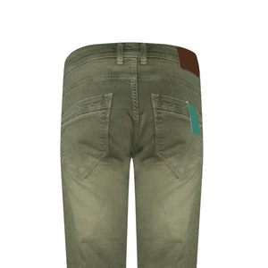 Pantalones vaqueros de alta calidad para hombre, Material Premium transpirable, Color sólido, estilo de calle ligero, Otoño Verano Invierno, cintura alta - Product Image 4