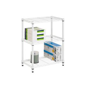 White steel <b>storage</b> shelving <b>rack</b> bulk quantity hot sell for home hotels and restaurant <b>kitchen</b> living room made in india 2023 - Product Image 4