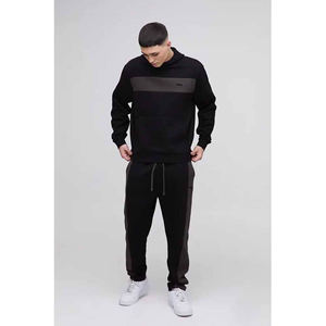 Conjunto Deportivo de Invierno de Algodón de Alta Calidad Personalizado, Sudadera con Capucha y Pantalones Deportivos para Hombre, Conjuntos de Sudaderas con Capucha y Pantalones Deportivos - Product Image 1
