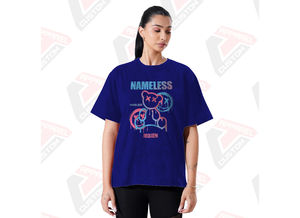 เสื้อยืดผ้ายีนส์ผ้ายีนส์ผ้าลูกฟูกสำหรับผู้หญิงทันสมัยทันสมัยทันสมัยผ้าลินินเป็นมิตรต่อสิ่งแวดล้อมผ้าปะติดลูกปัด - Product Image 6