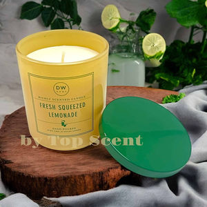Jbpq selfcare เทียนหอมระเหยน้ำมะนาวคั้นสดทำด้วยมือขี้ผึ้งถั่วเหลือง - Product Image 1