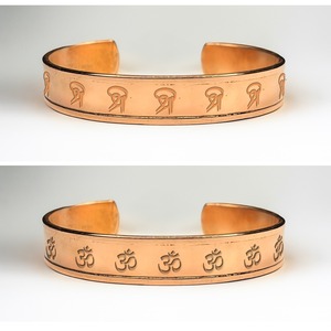 Brazalete magnético de aleación de cobre India hecho a mano Vintage estrella Unisex imitación perla regalo IN;34648 - Product Image 1