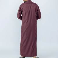 Nouveaux hommes Dubaï arabe mode Thobe Jubba caftan Eid prière longue robe traditionnelle musulmane vêtements Offre Spéciale décontracté hommes robes
