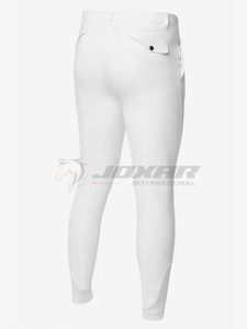 Pantalones de montar a caballo elásticos transpirables pantalones de entrenamiento elegantes y duraderos para profesionales - Product Image 4