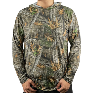 Fabricant de sweat à capuche camouflage personnalisé de haute qualité pour hommes vêtements de pêche chemise de chasse à manches longues séchage rapide vêtements de chasse performants - Product Image 5