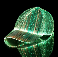 Gorra de Béisbol Luminosa LED con 11 Luces Intermitentes, Diseño Moderno y Especial, Brilla en la Oscuridad, para Hombre