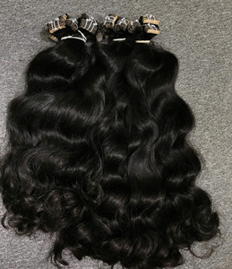 Vente en gros d'extensions de cheveux humains vierges vietnamiens véritables décolorés épais à la fin ruban droit-en couleur plus foncée uniquement les vendeurs - Product Image 2