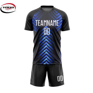 2025 Conjuntos de ropa de fútbol unisex Poliéster de diseño personalizado con logotipo personalizado para jugadores de fútbol Servicio OEM de calidad caliente para adultos - Product Image 5