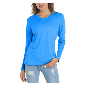 Chemise à manches longues vêtements de pêche porter femme OEM séchage rapide Protection UV vêtements sérigraphie personnalisée Upf 50 - Product Image 2